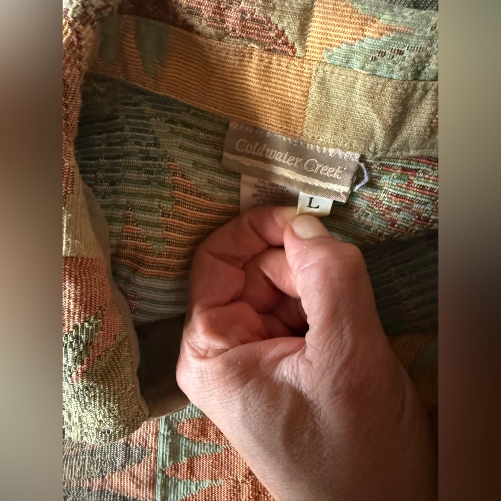 Floral Patchwork Women's Tapestry Jacket Cold Wat… - image 6